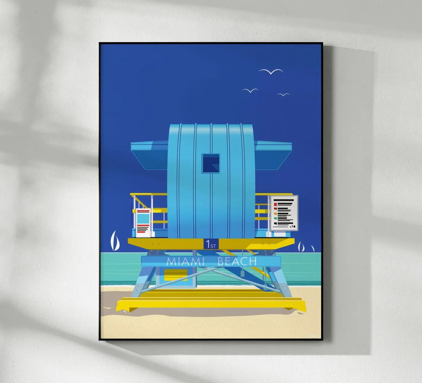 Miami Beach plexiglass da Raphaël Delerue