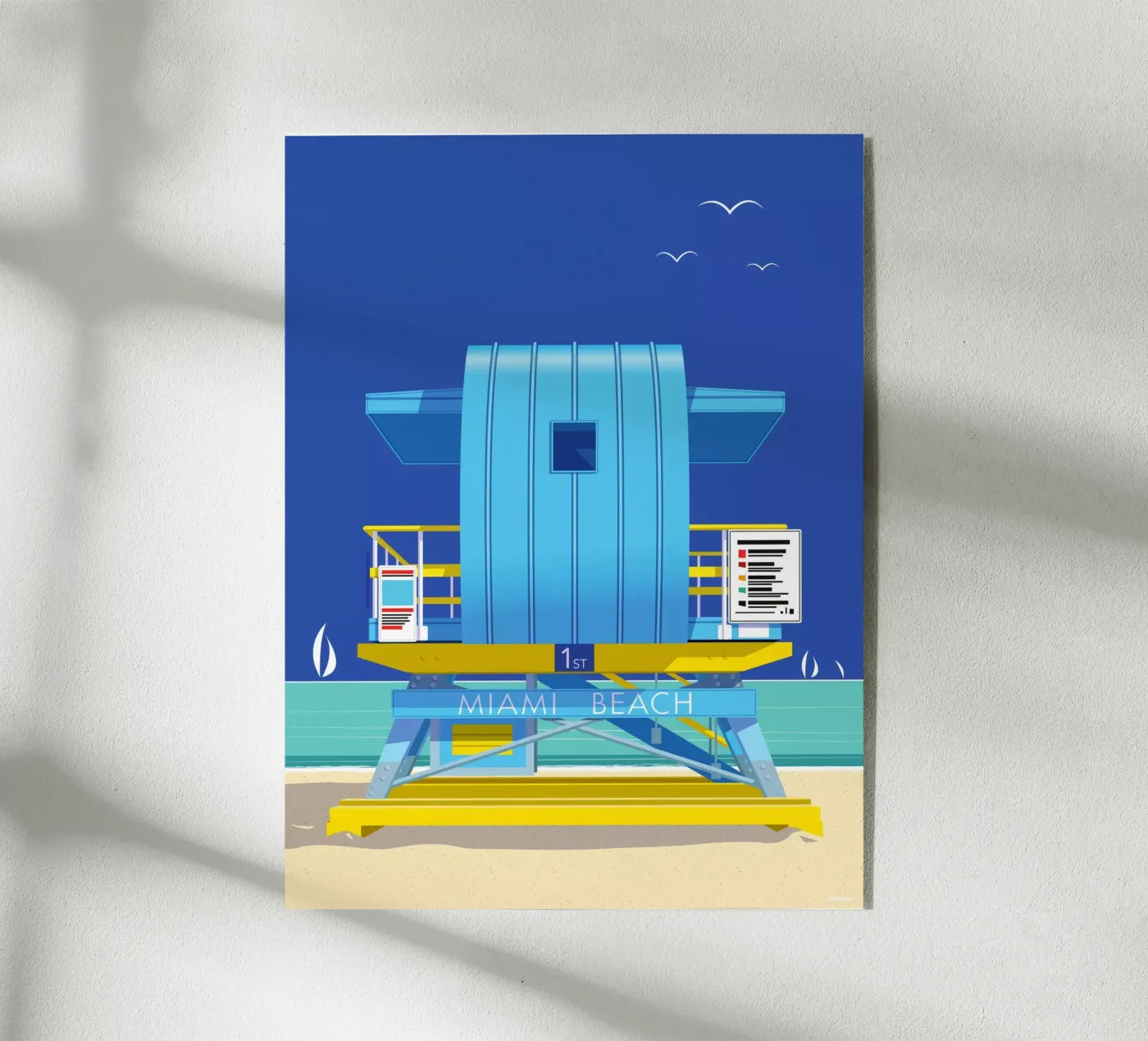 Miami Beach plexiglass da Raphaël Delerue