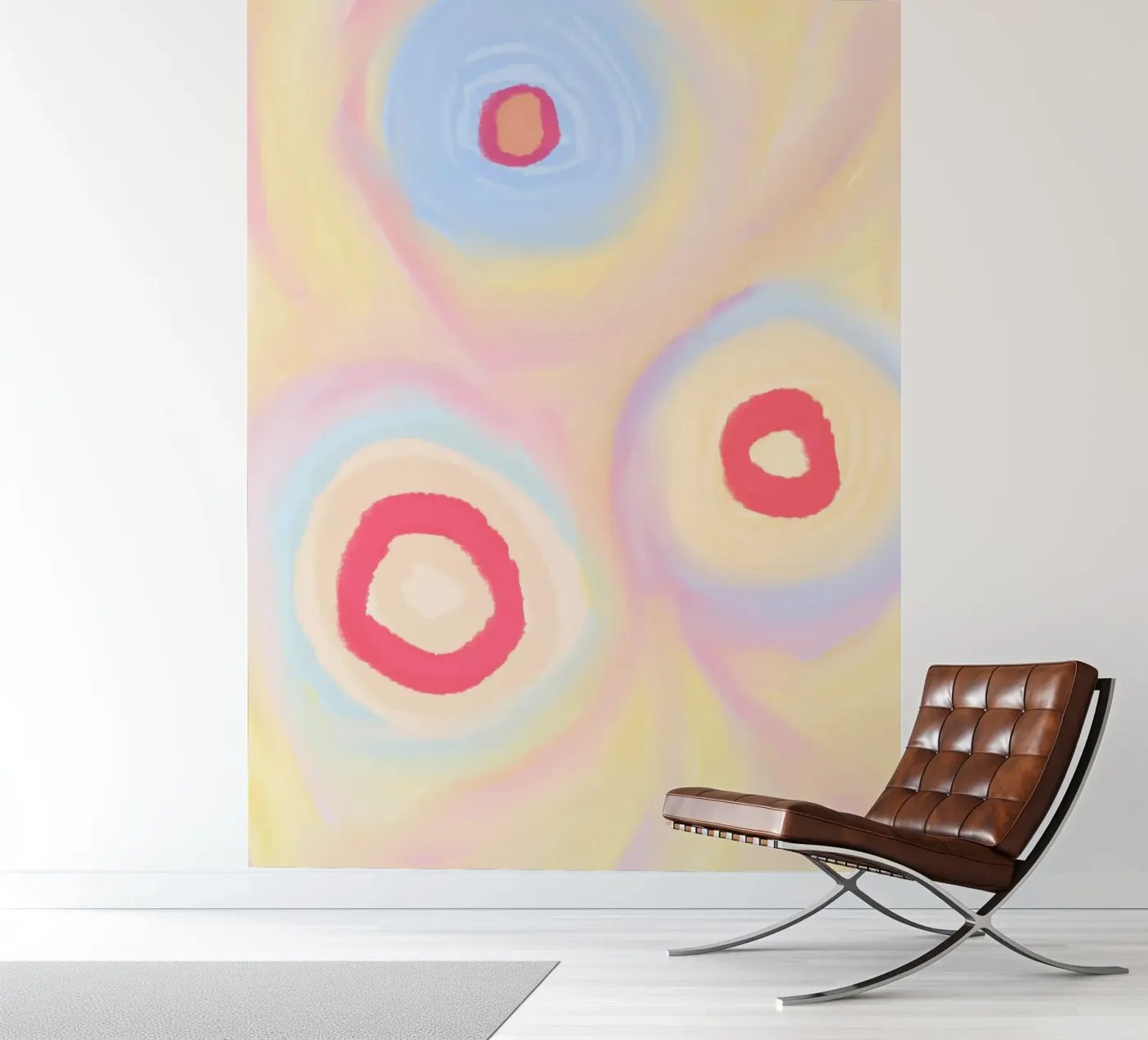 Circles fotobehang van Simplicity