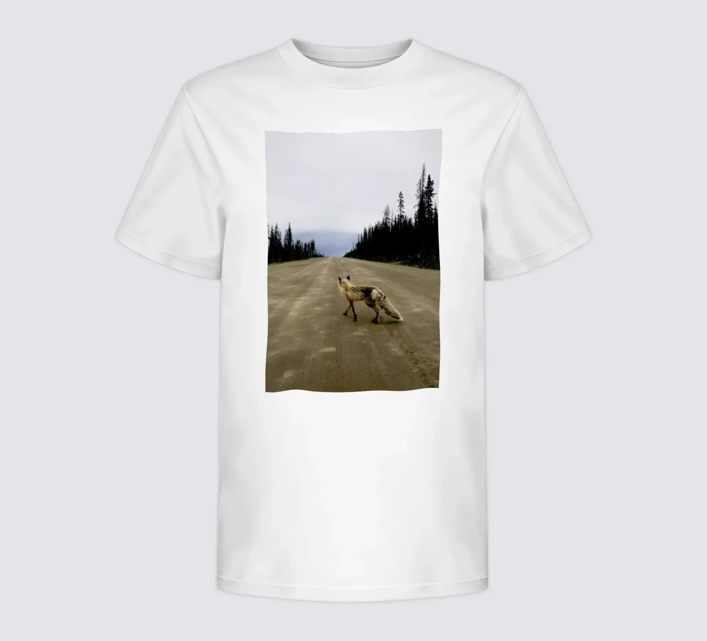 Road Fox t-shirt bambini da Kevin Russ