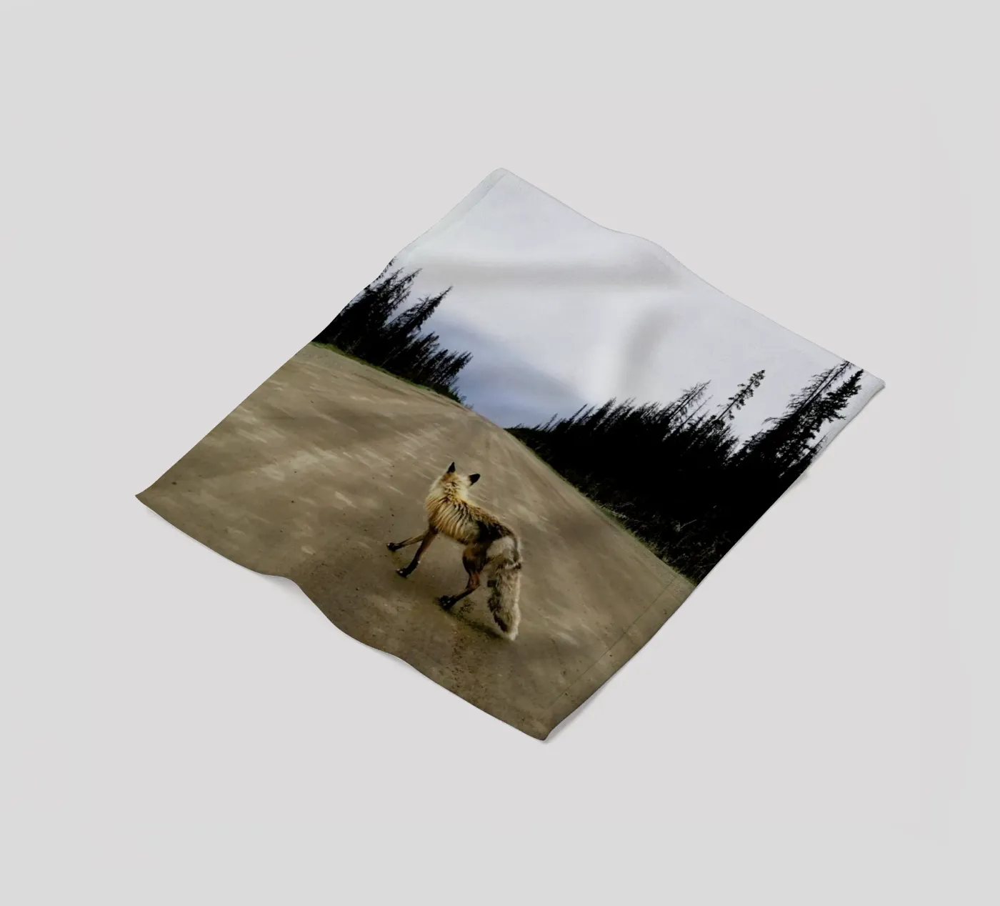 Road Fox Fleecedecke von Kevin Russ