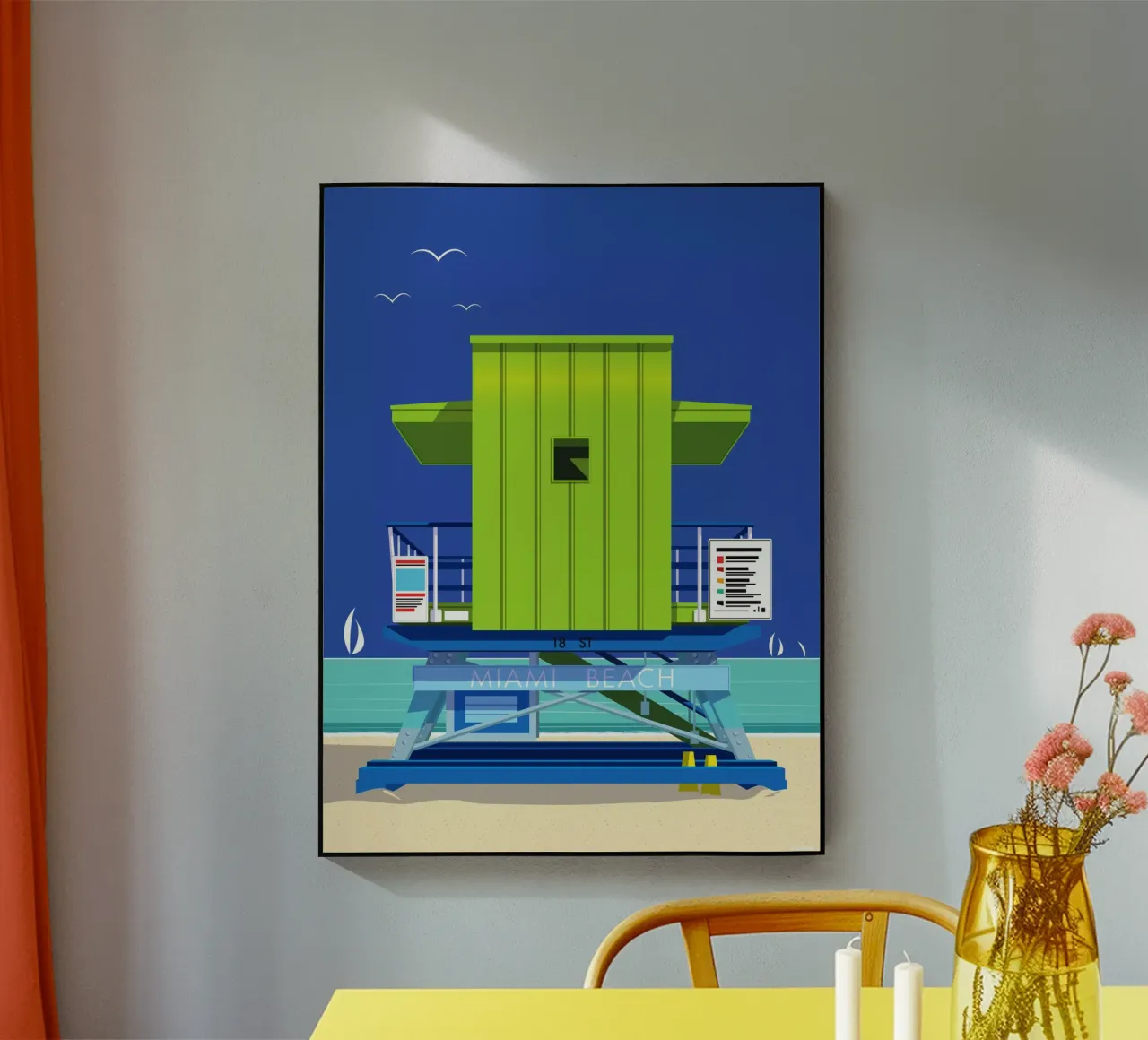 Miami Beach plexiglass da Raphaël Delerue