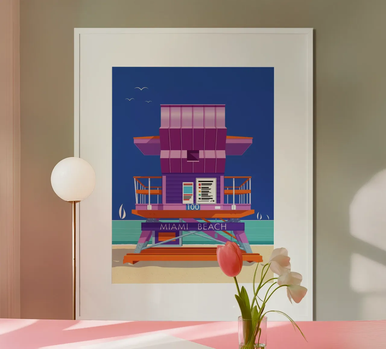 Miami Beach poster da Raphaël Delerue