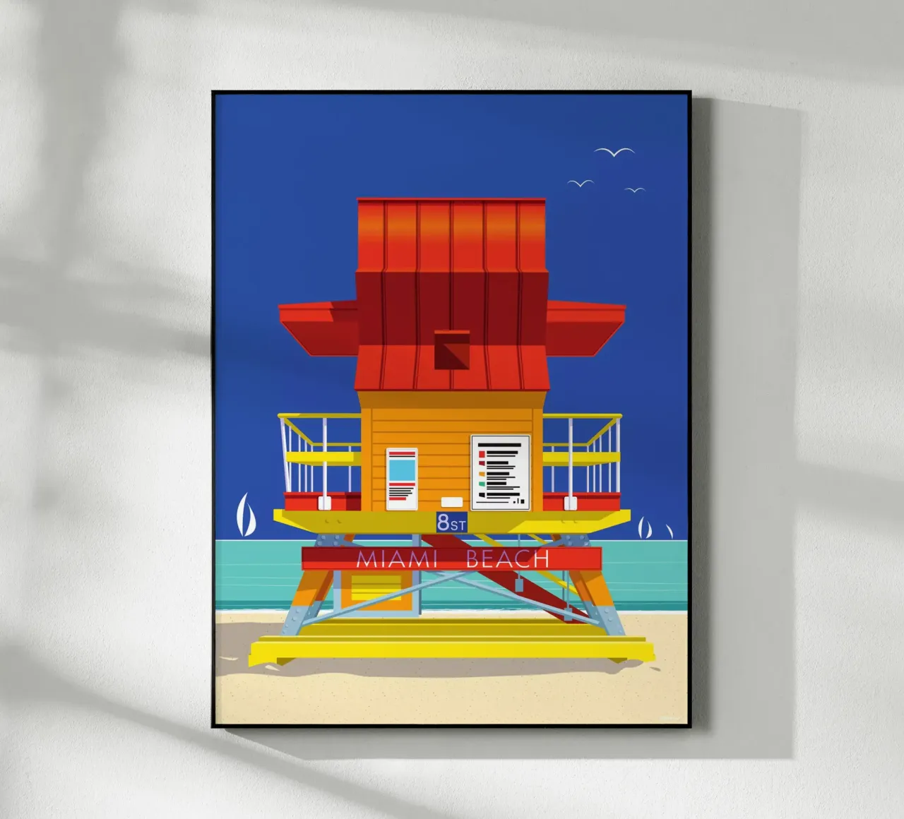 Miami Beach plexiglass da Raphaël Delerue