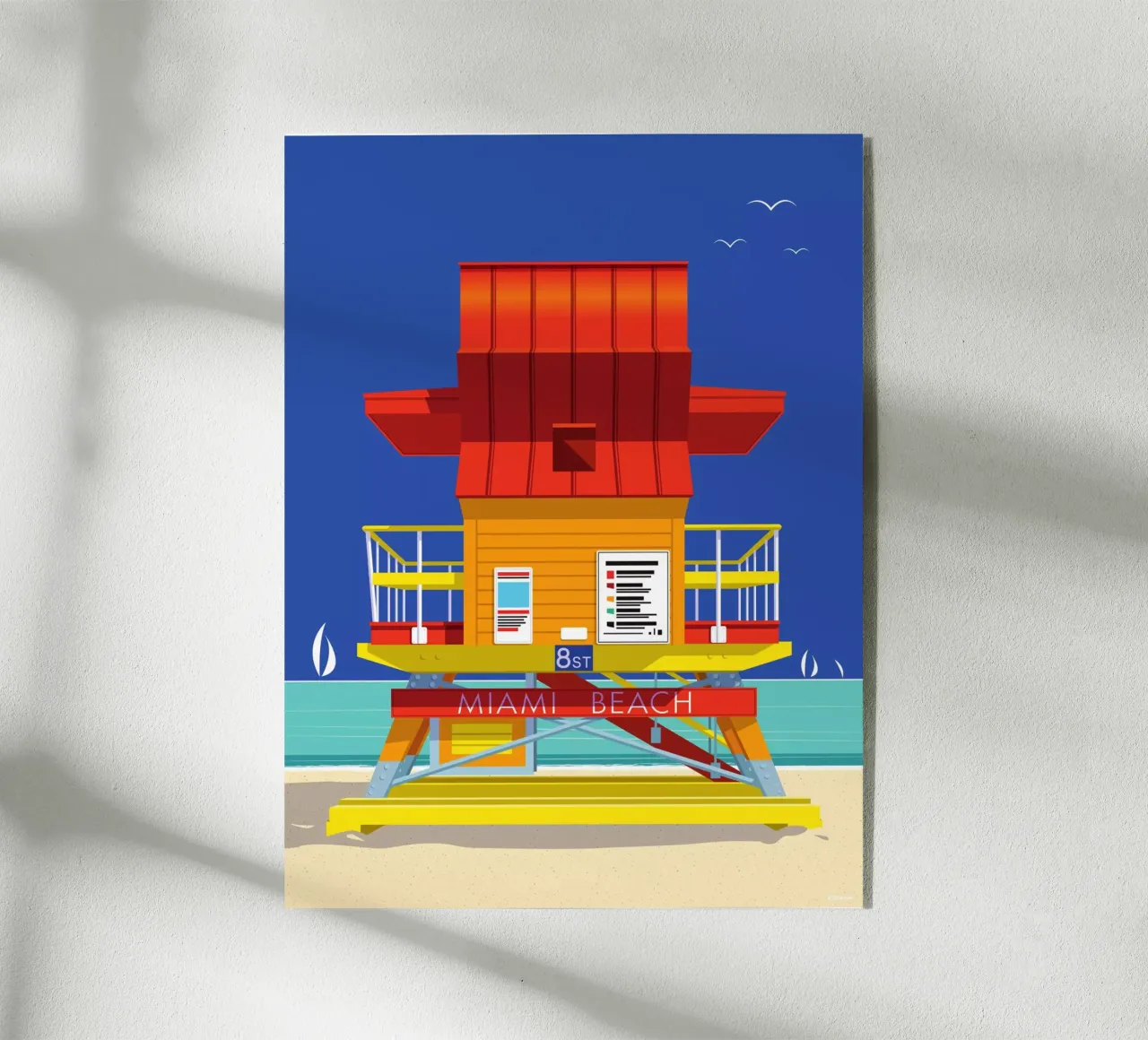 Miami Beach plexiglass da Raphaël Delerue