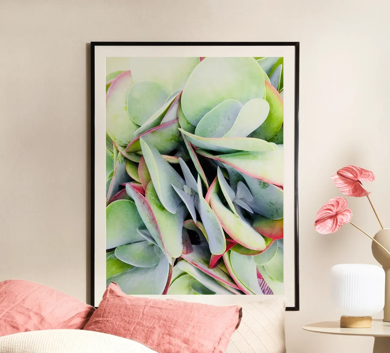green Poster mit Kunststoffrahmen von snapshots