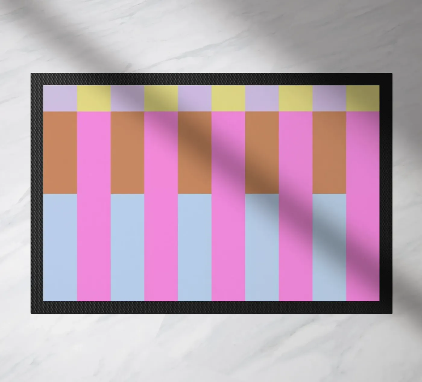 Tile Stripes Pink zerbino da Studio ROSAGRAU