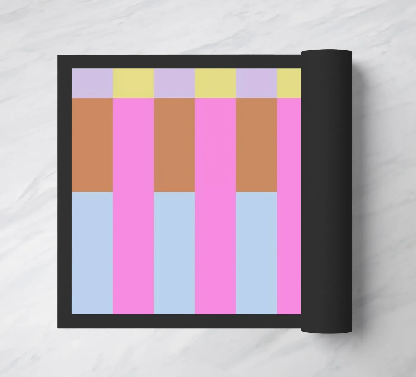Tile Stripes Pink zerbino da Studio ROSAGRAU