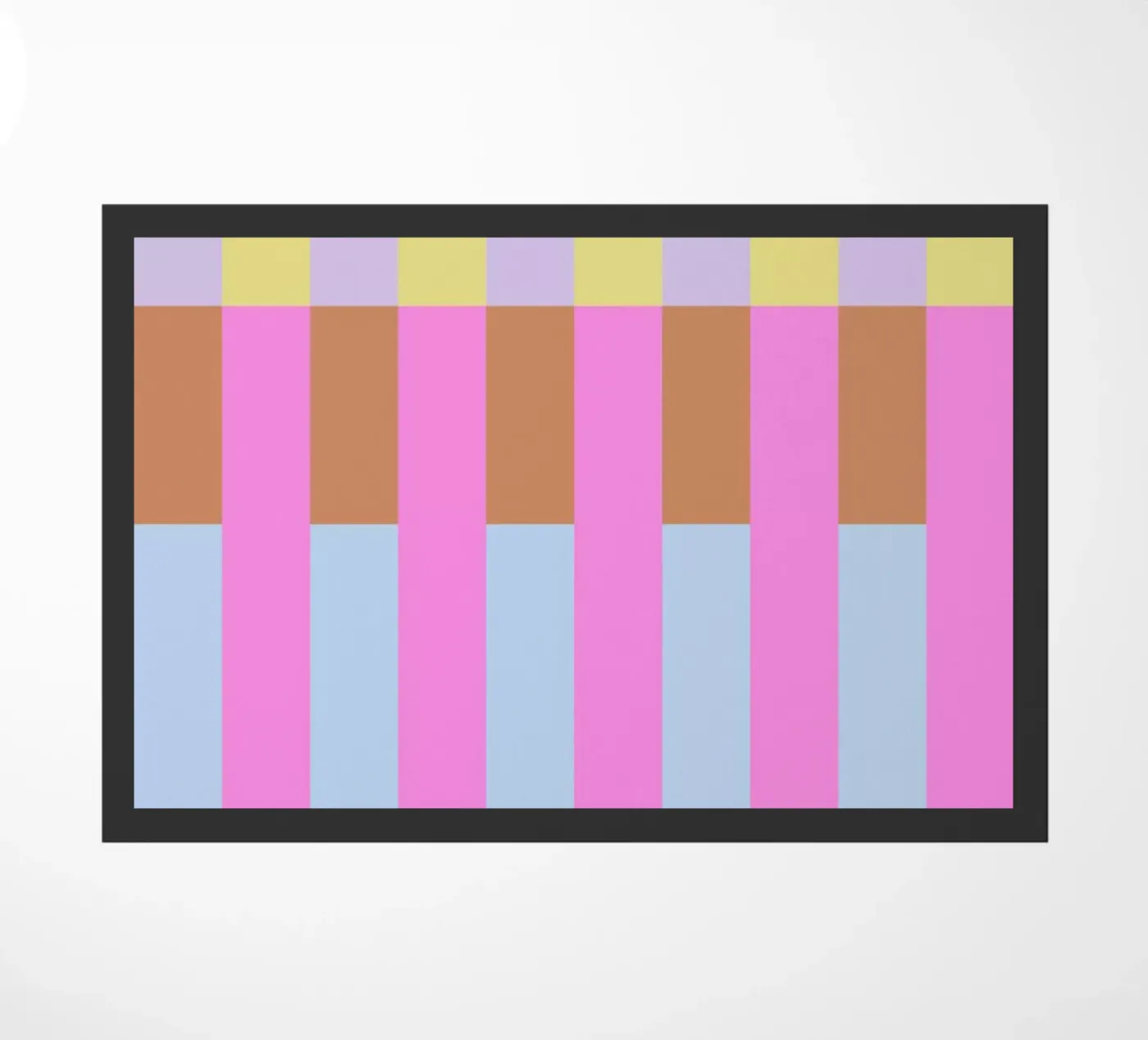 Tile Stripes Pink zerbino da Studio ROSAGRAU