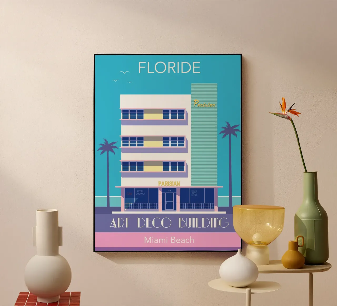 Miami Beach plexiglass da Raphaël Delerue