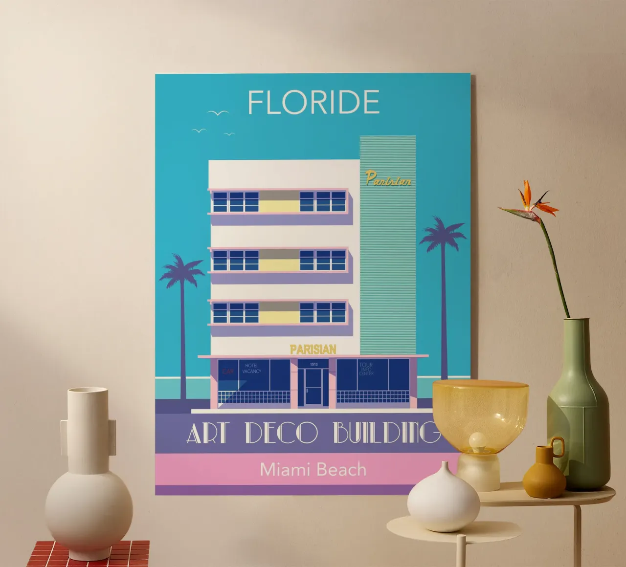 Miami Beach plexiglass da Raphaël Delerue