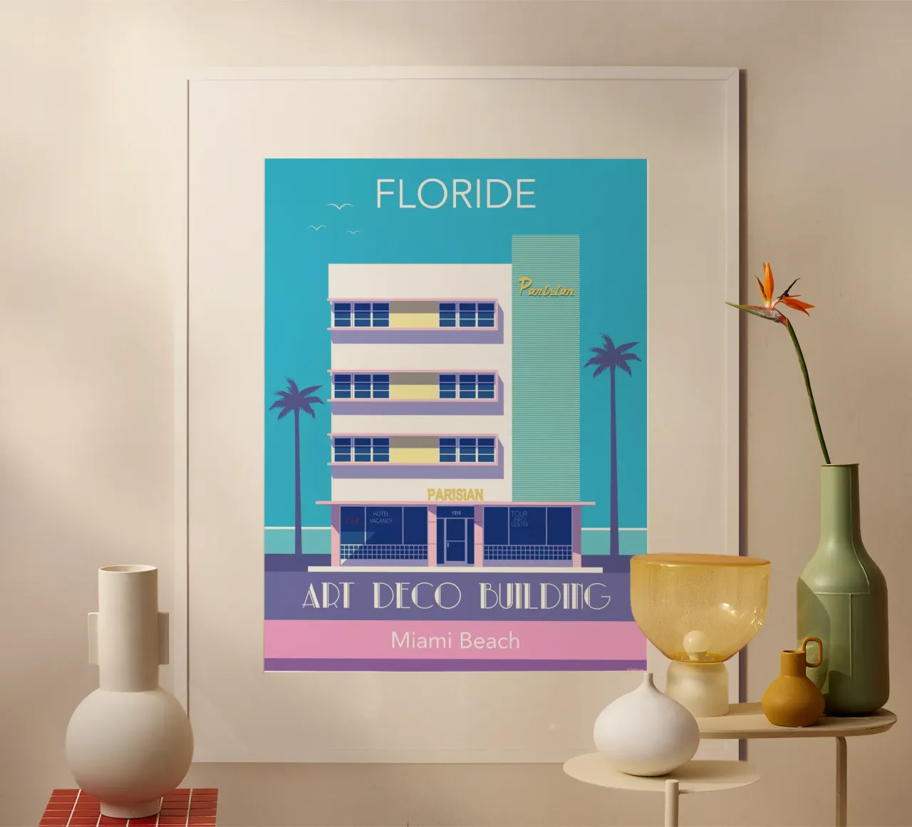 Miami Beach poster da Raphaël Delerue