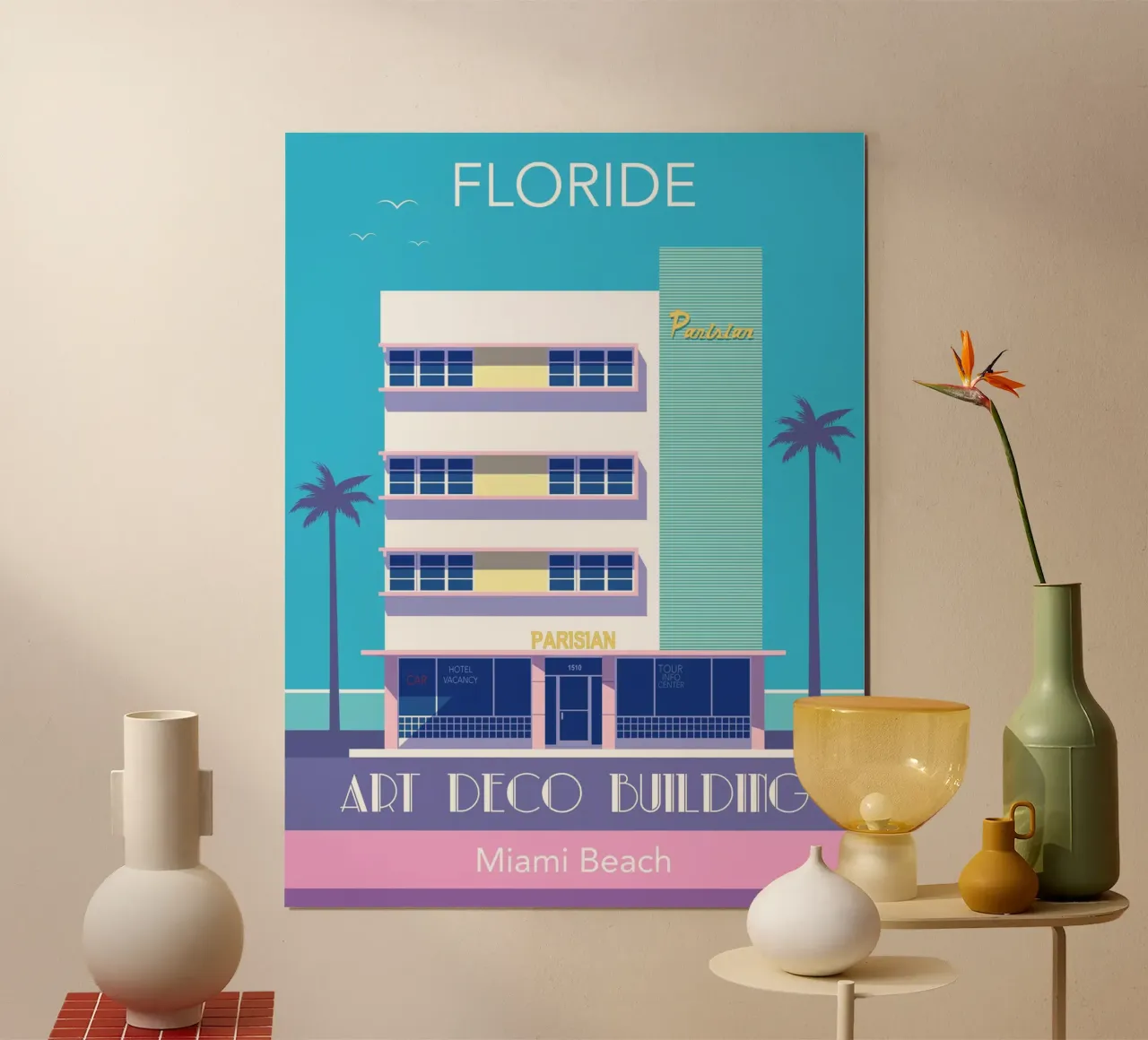 Miami Beach poster da Raphaël Delerue