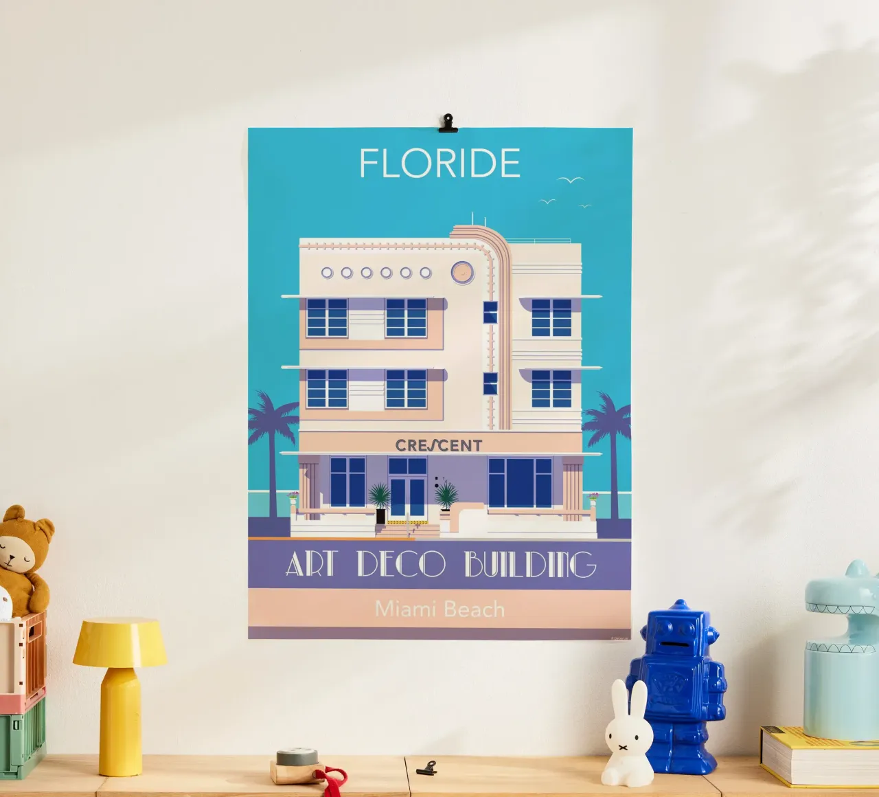 Miami Beach poster da Raphaël Delerue