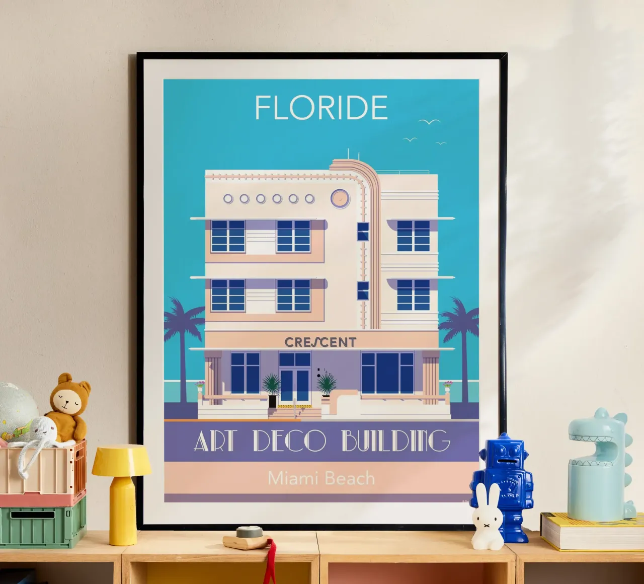 Miami Beach poster da Raphaël Delerue