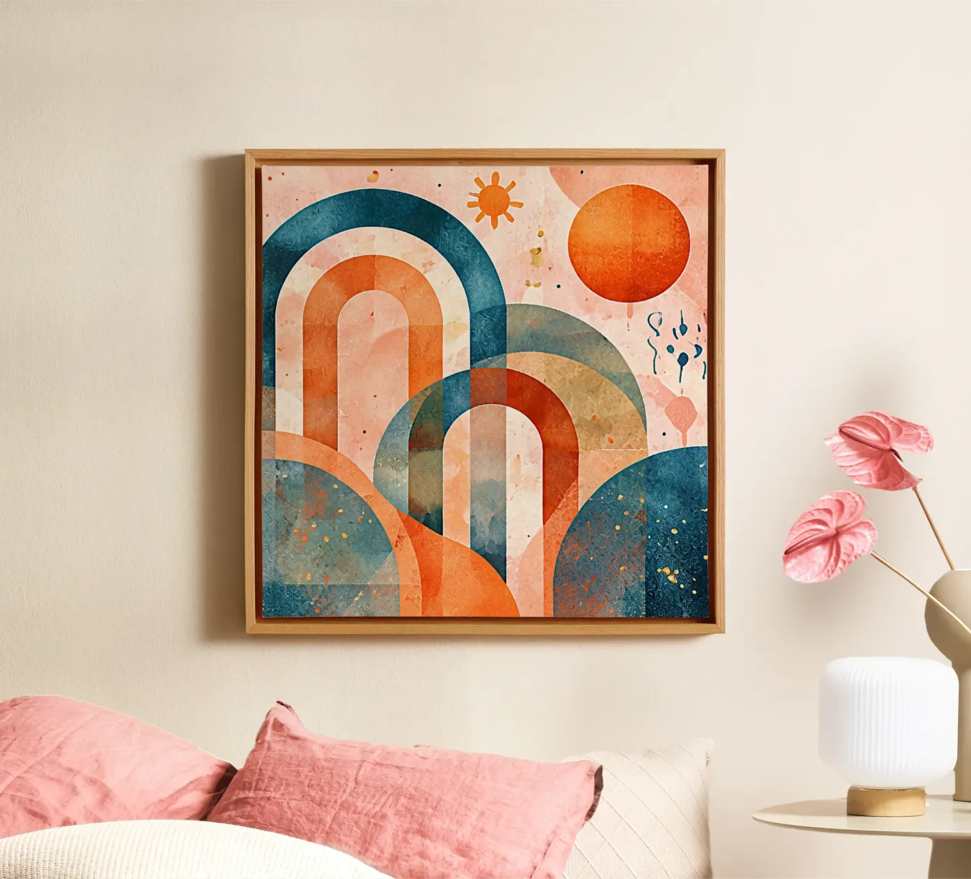 Tra sole e archi tela da Forméa Art Studio
