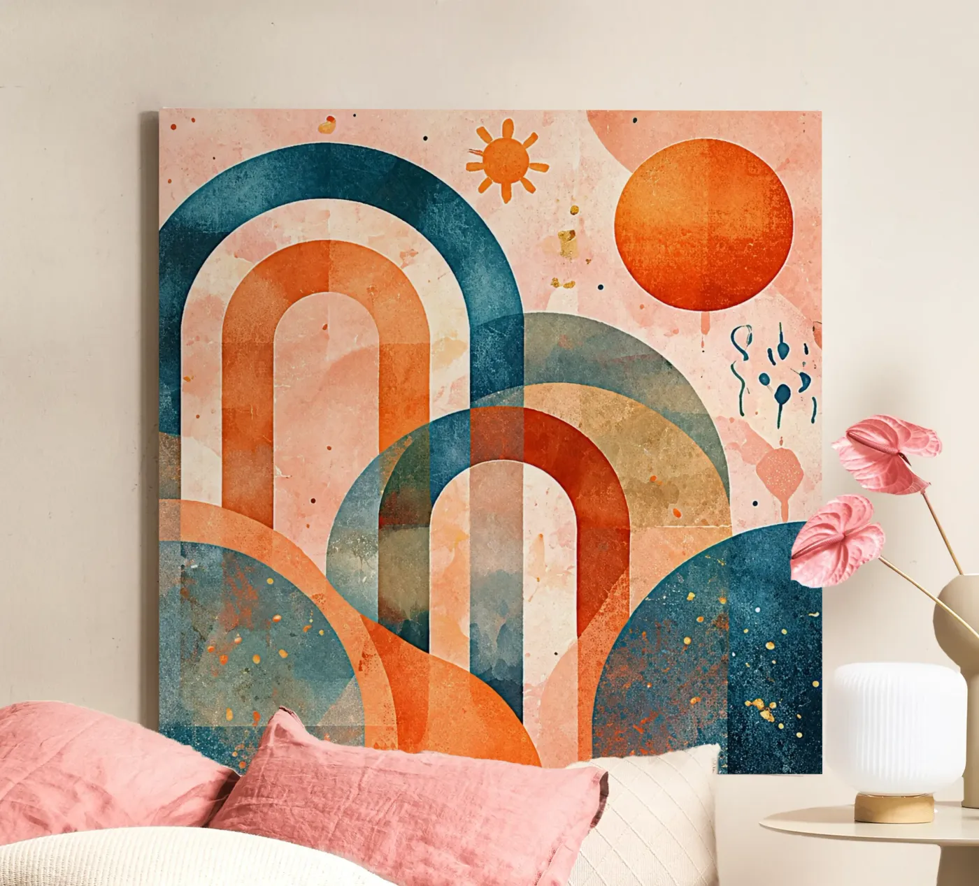 Tra sole e archi tela da Forméa Art Studio