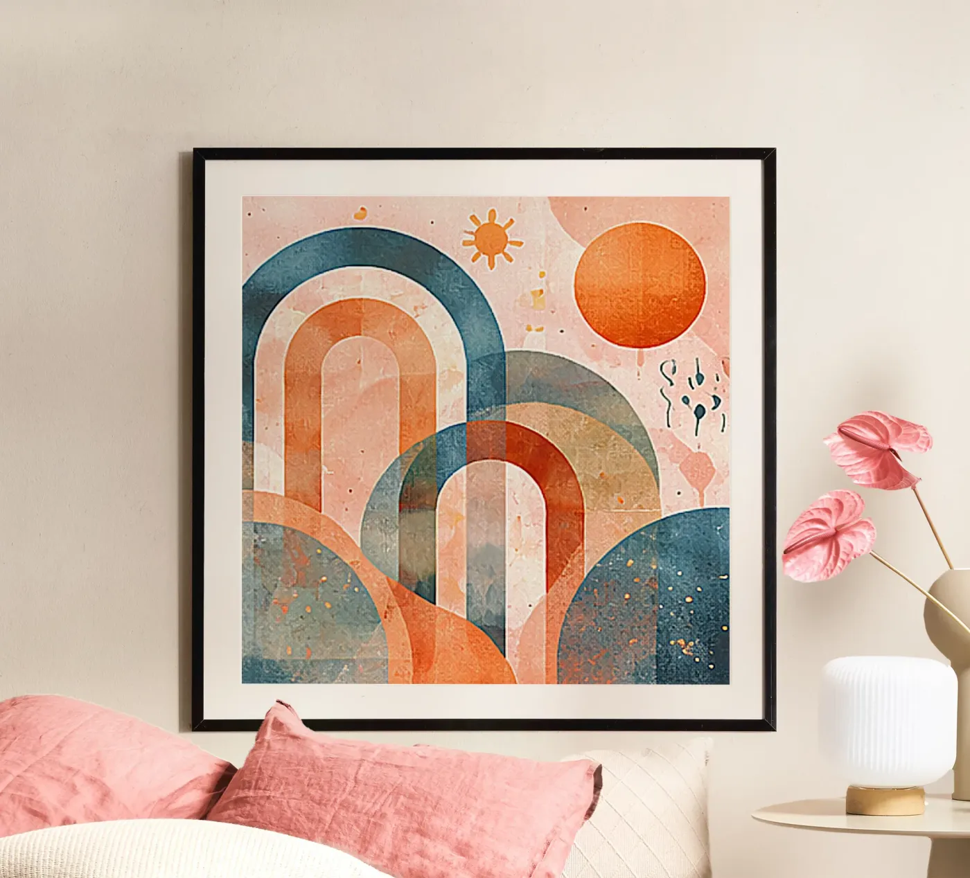 Tra sole e archi poster da Forméa Art Studio