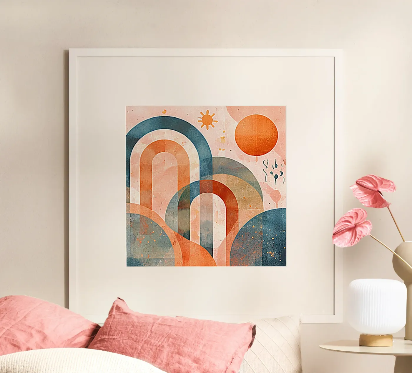 Tra sole e archi poster da Forméa Art Studio