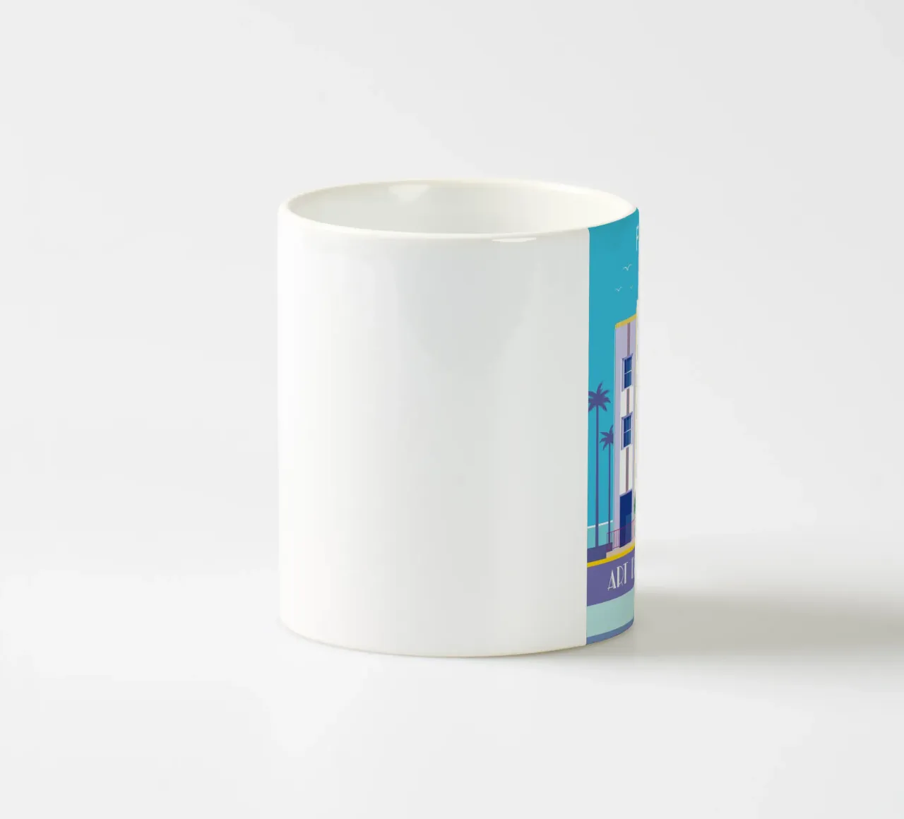 Miami Beach tazza in ceramica da Raphaël Delerue
