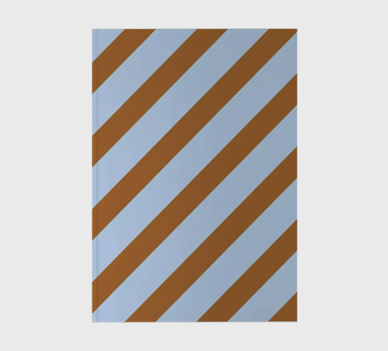 Stripes Diagonal Lightblue notebook by Studio ROSAGRAU