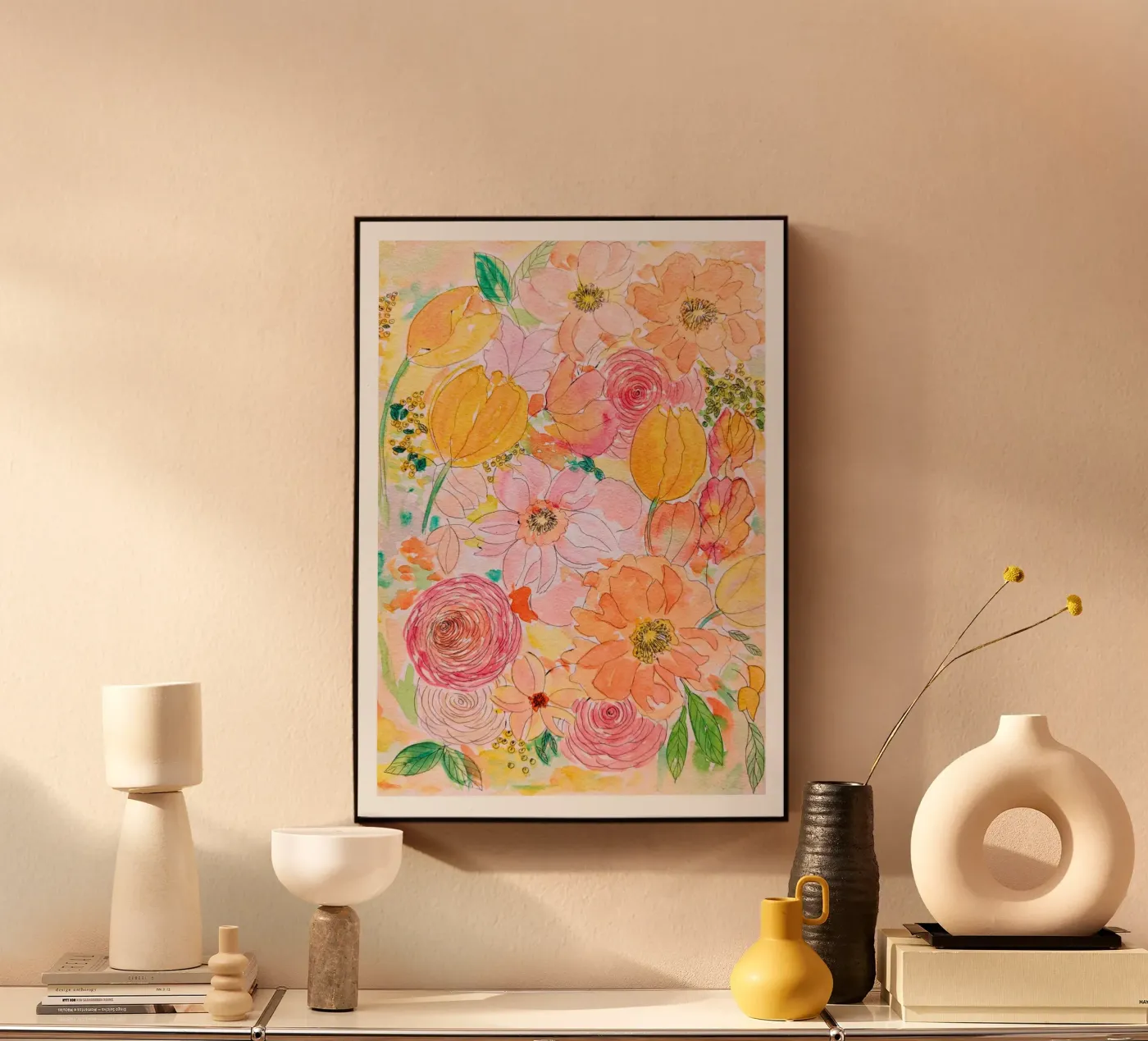 Lentefrisheid acryl van melimelocreations