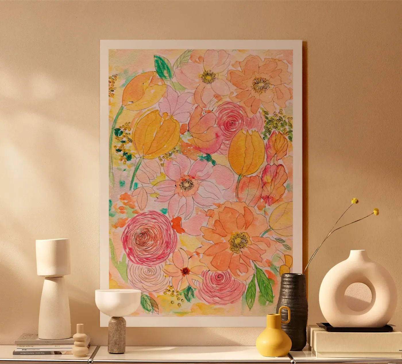 Lentefrisheid acryl van melimelocreations