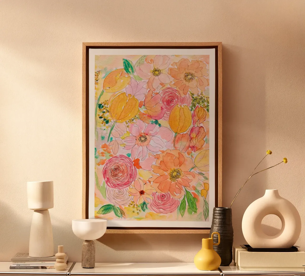 Spring freshness canvas by melimelocreations