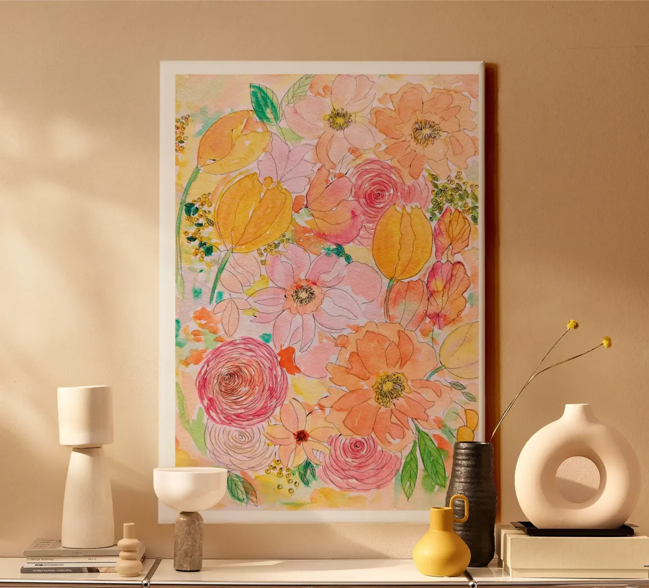 Spring freshness canvas by melimelocreations