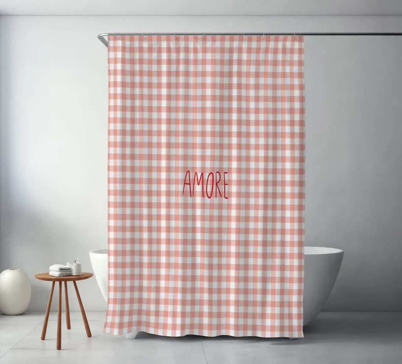 Amore Karo Peach tenda da doccia da Studio ROSAGRAU