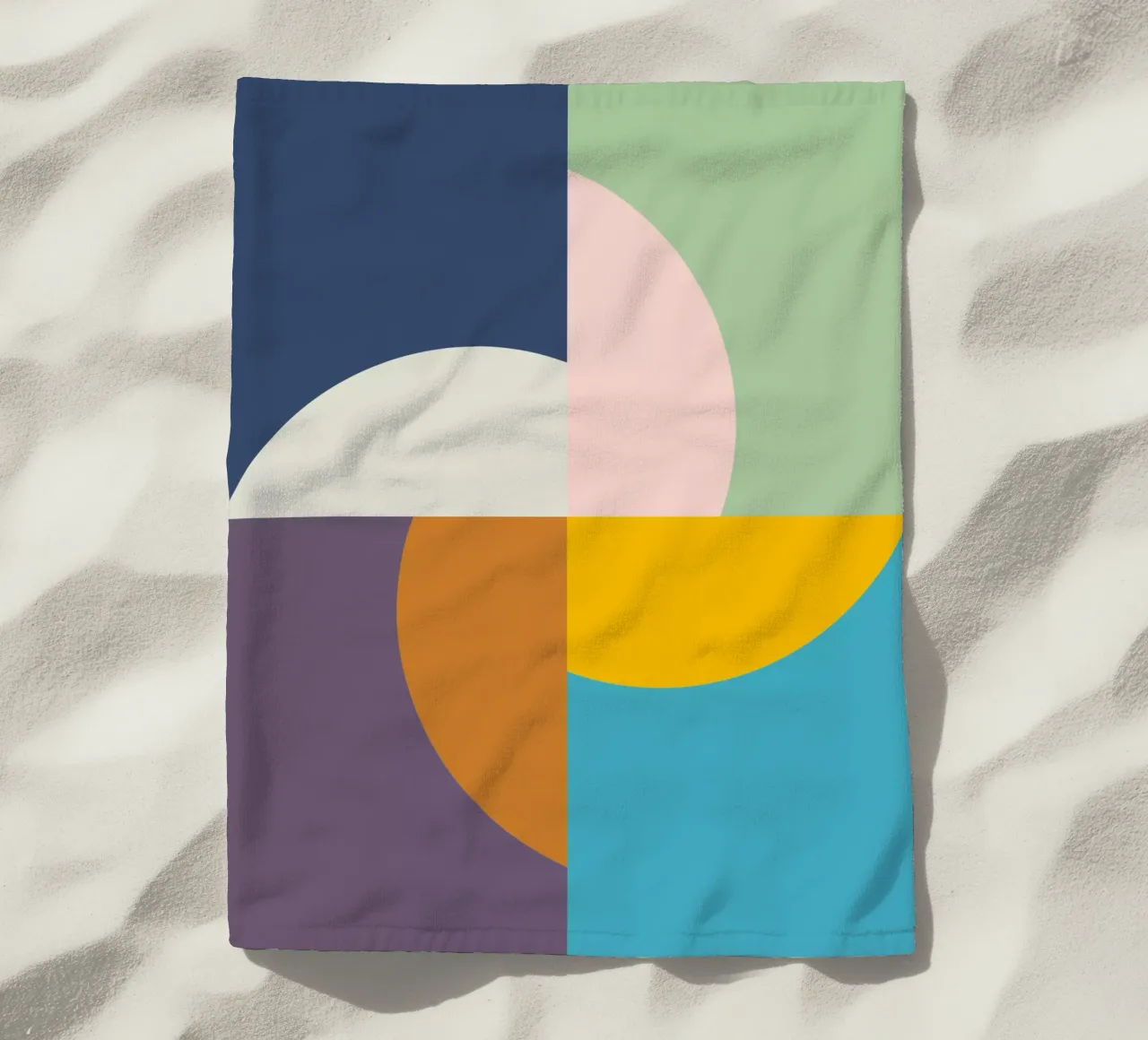 Seasons Suns | Winter Spring Summer Fall | Minimal Geometric telo mare da sabidussi