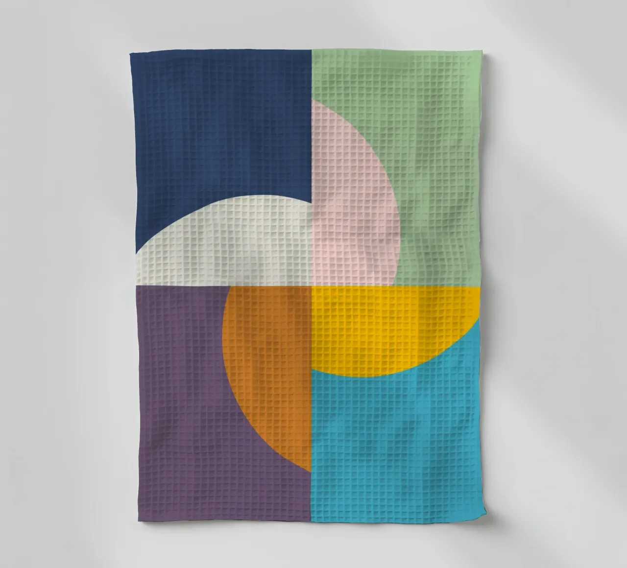 Seasons Suns | Winter Spring Summer Fall | Minimal Geometric canovaccio da cucina da sabidussi
