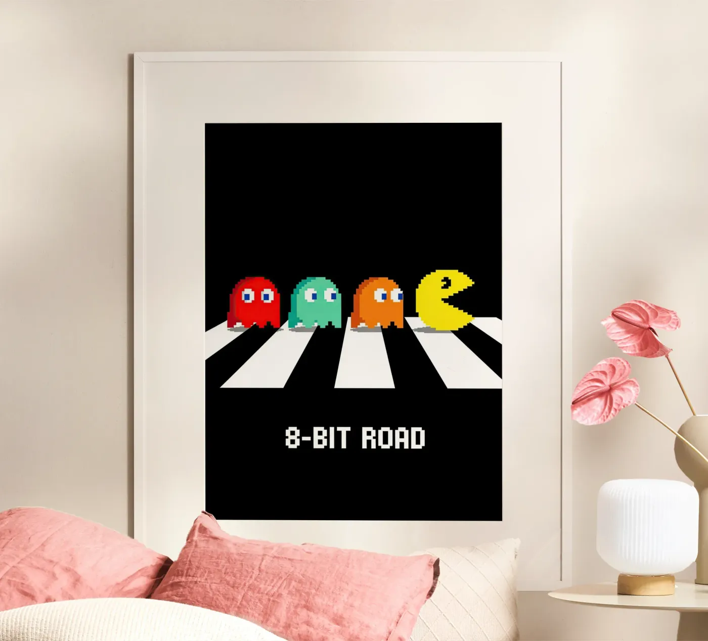 Strada a 8 bit poster da gamer only