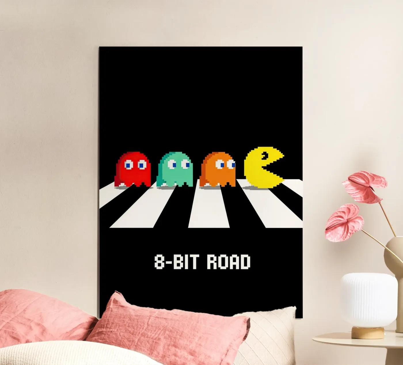 Strada a 8 bit poster da gamer only