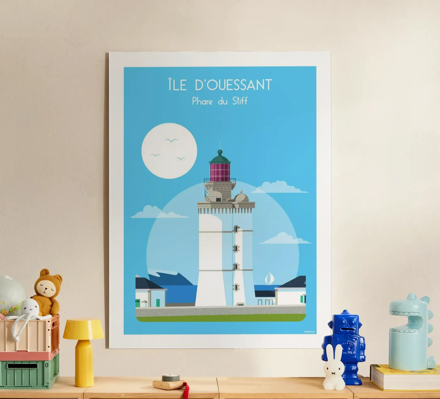 Stiff lighthouse Acryl-Glas von Raphaël Delerue