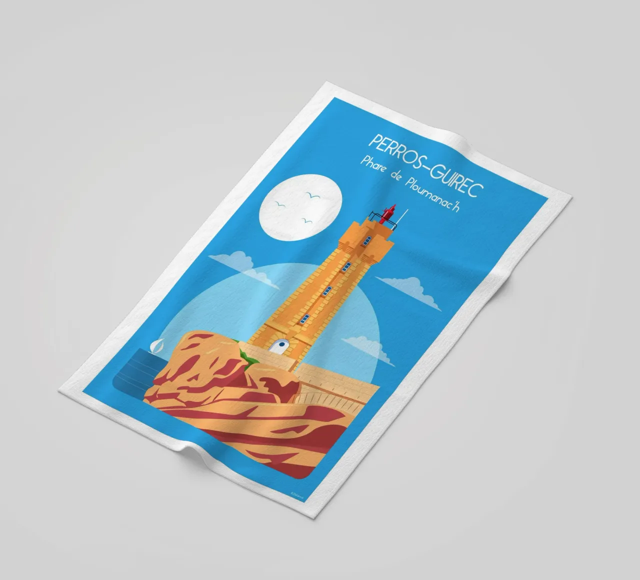 Faro di Ploumanac'h telo mare da Raphaël Delerue