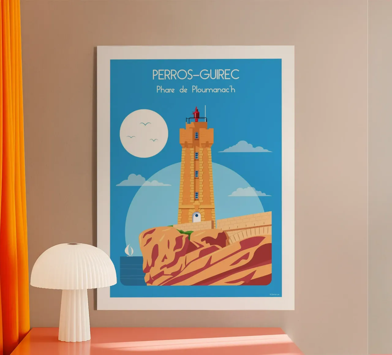 Faro di Ploumanac'h plexiglass da Raphaël Delerue