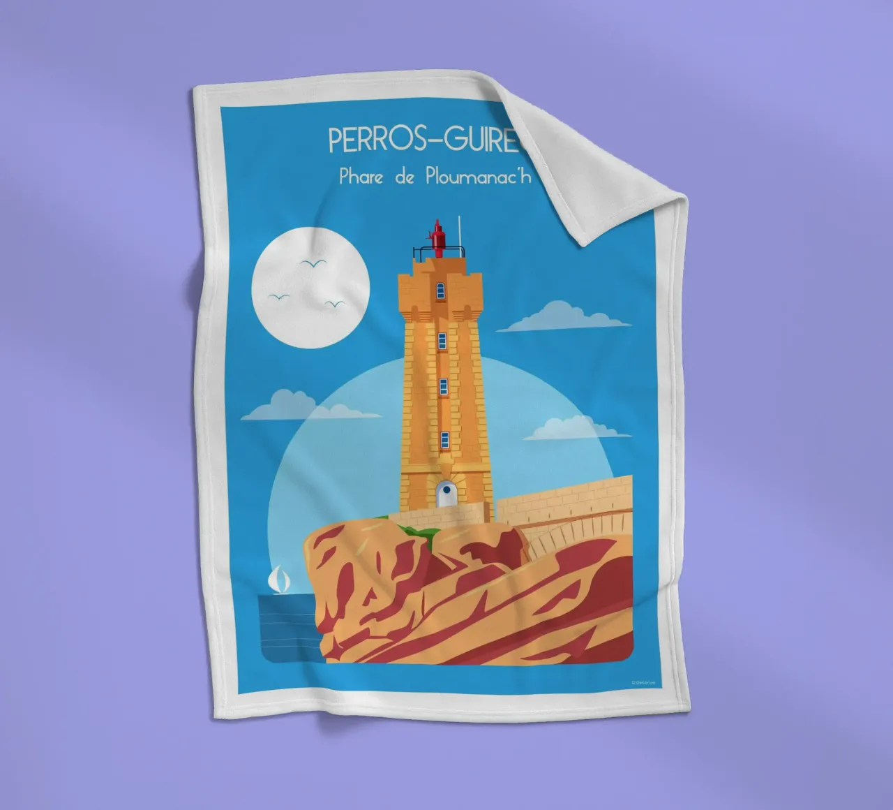 Faro di Ploumanac'h coperta in pile da Raphaël Delerue