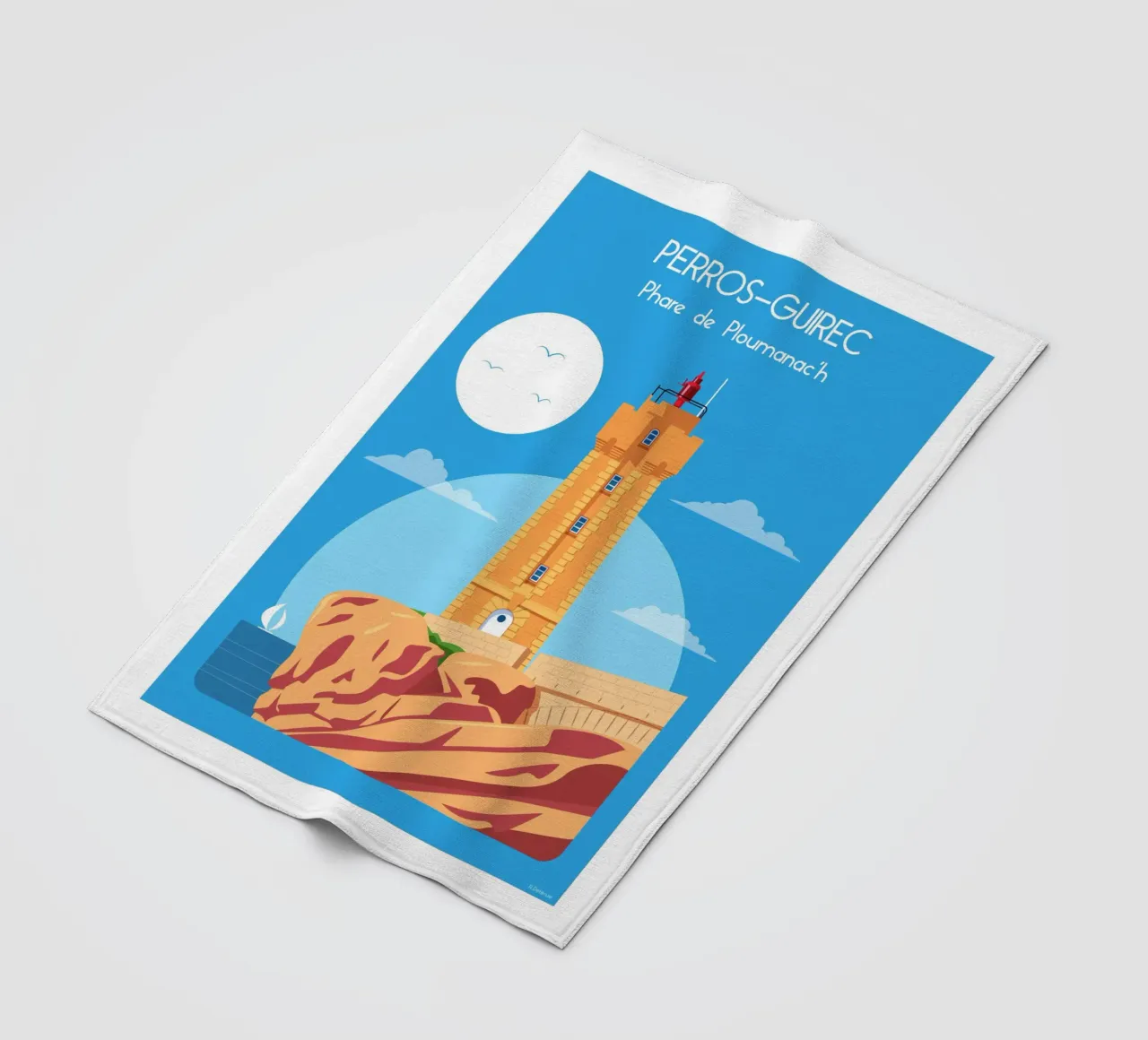 Faro di Ploumanac'h coperta in pile da Raphaël Delerue