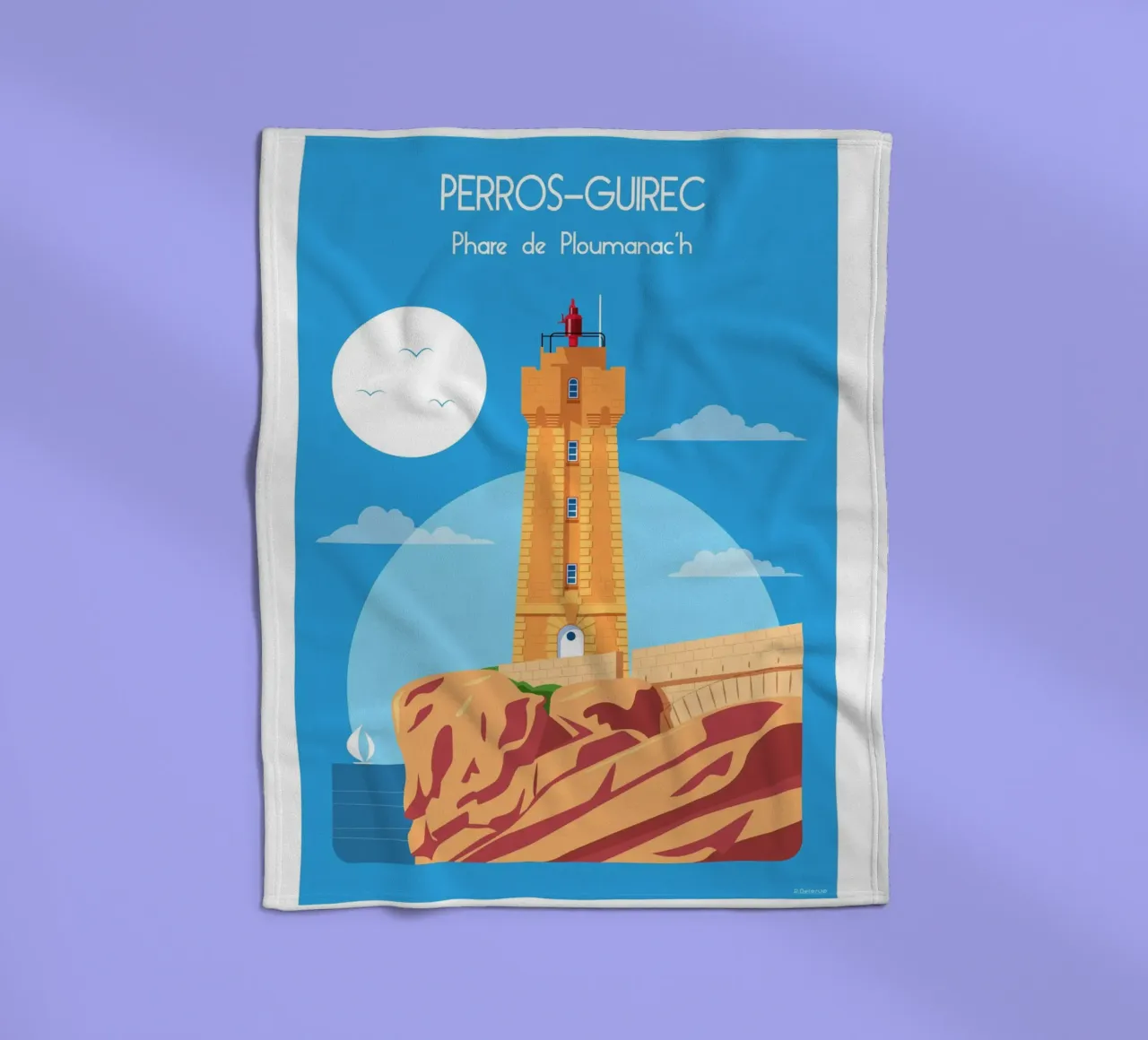 Faro di Ploumanac'h coperta in pile da Raphaël Delerue