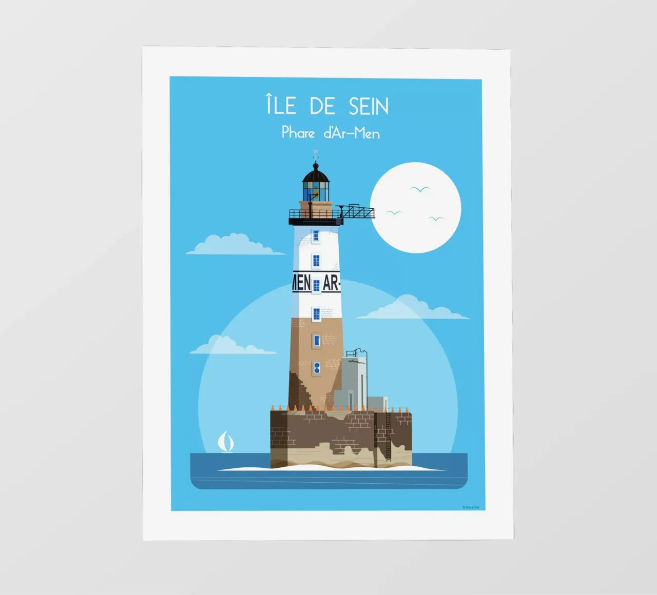 Faro di Ar-Men telo in pvc da Raphaël Delerue