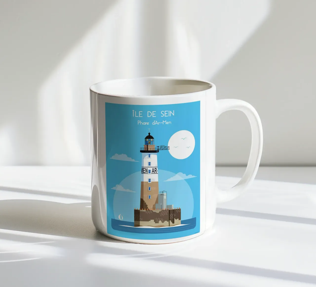 Faro di Ar-Men tazza in ceramica da Raphaël Delerue
