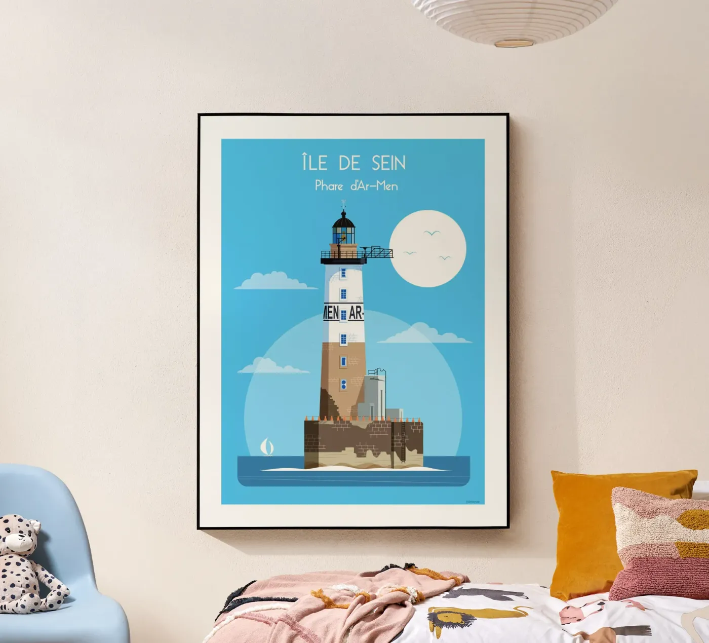 Faro di Ar-Men plexiglass da Raphaël Delerue