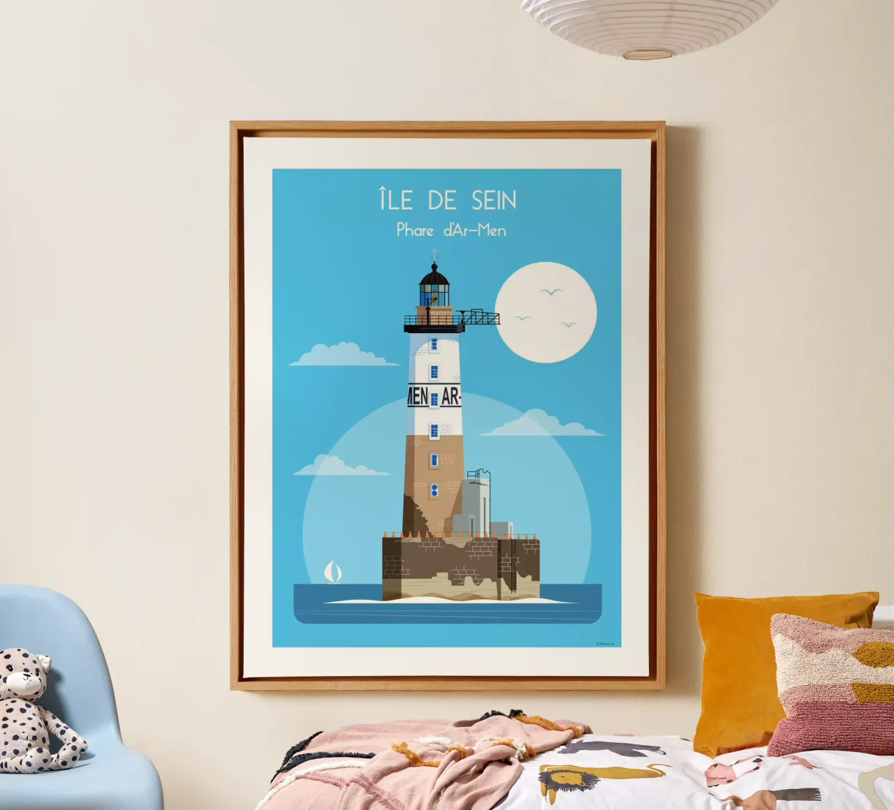 Faro di Ar-Men tela da Raphaël Delerue