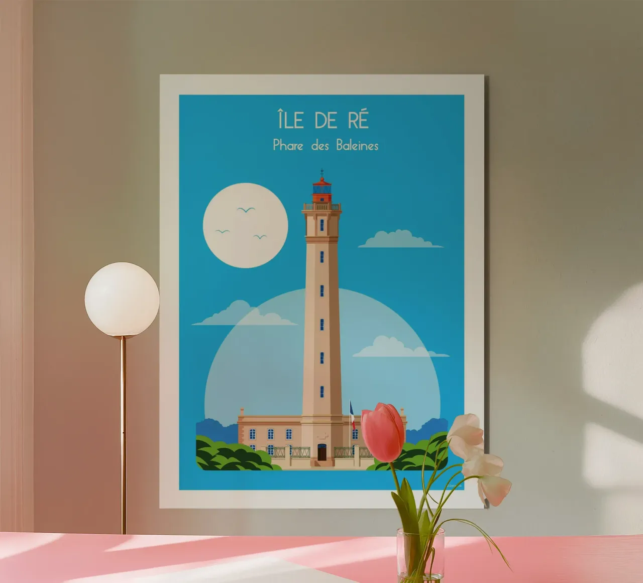 Phare des Baleines alluminio dibond da Raphaël Delerue