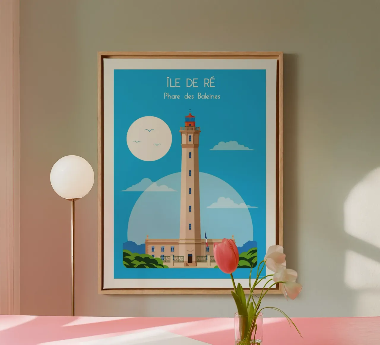 Phare des Baleines Leinwand von Raphaël Delerue