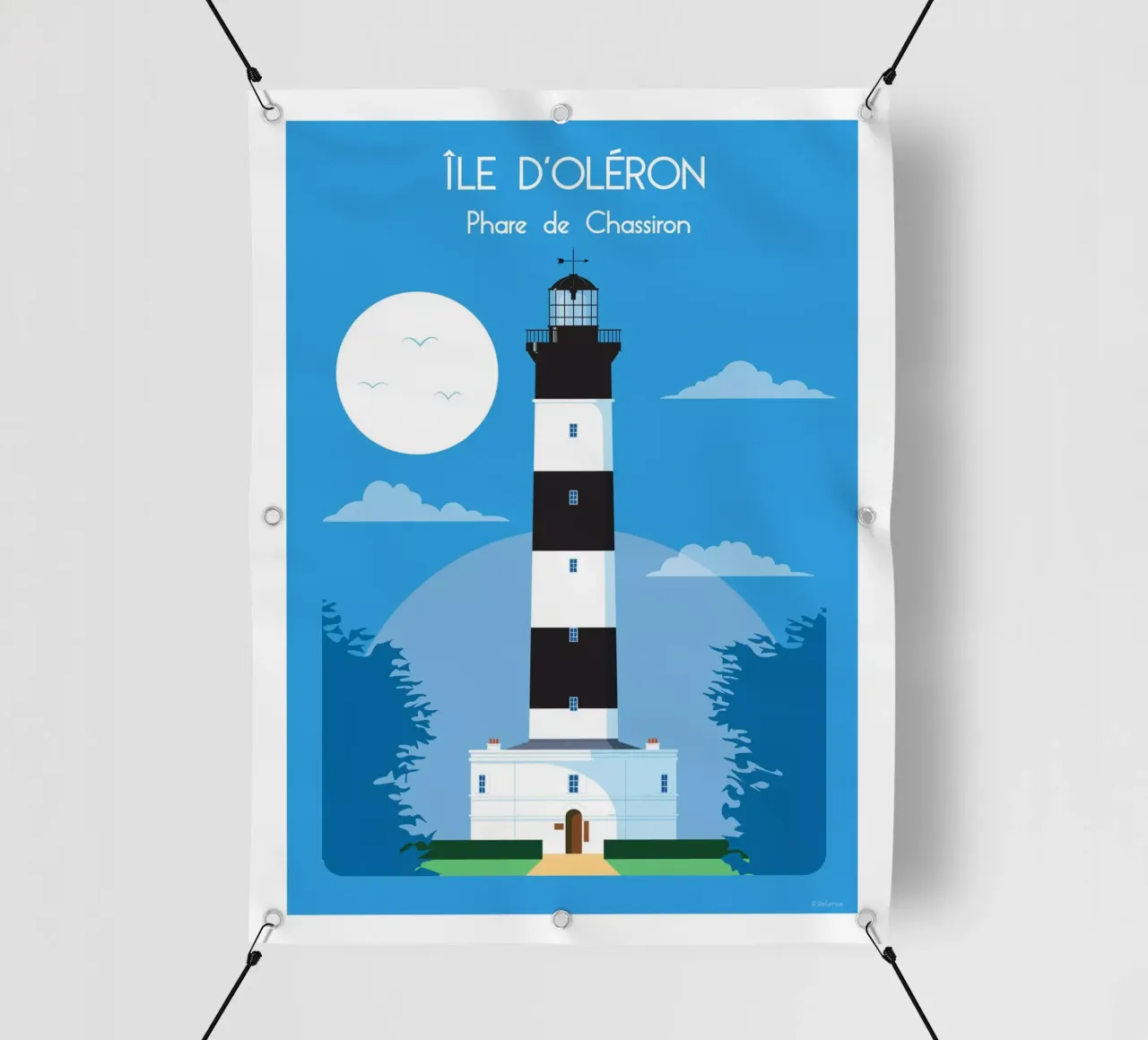 Faro di Chassiron telo in pvc da Raphaël Delerue