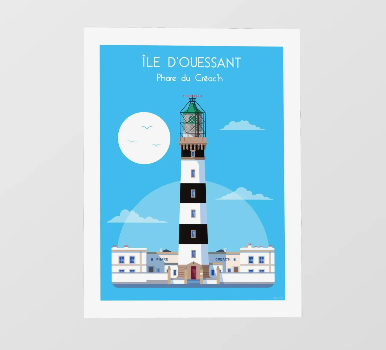 Faro di Créac'h telo in pvc da Raphaël Delerue
