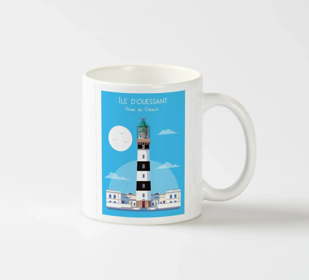 Faro di Créac'h tazza in ceramica da Raphaël Delerue