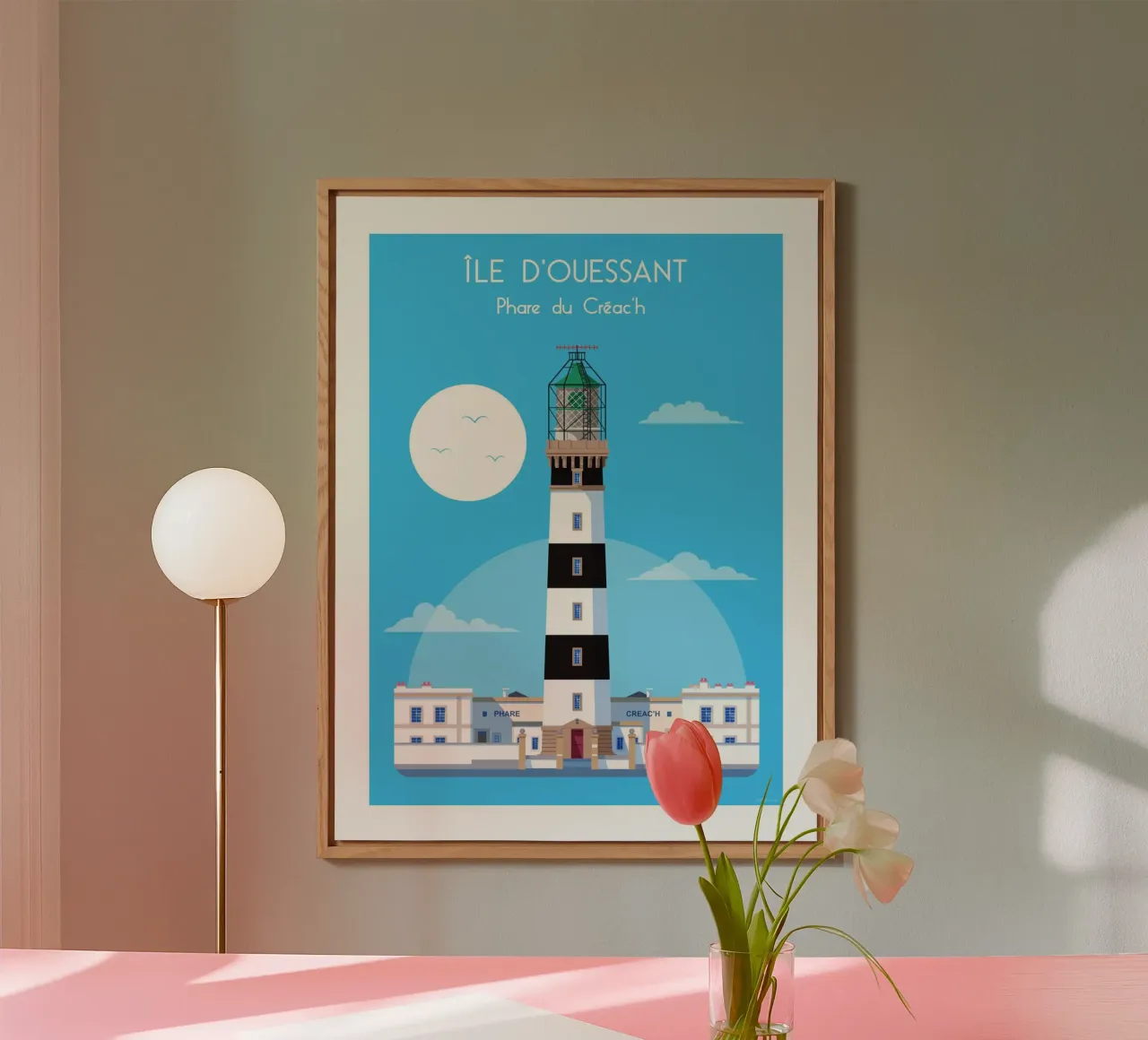 Faro di Créac'h alluminio dibond da Raphaël Delerue